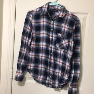 Aeropostale Plaid Flannel Shirt Size SP